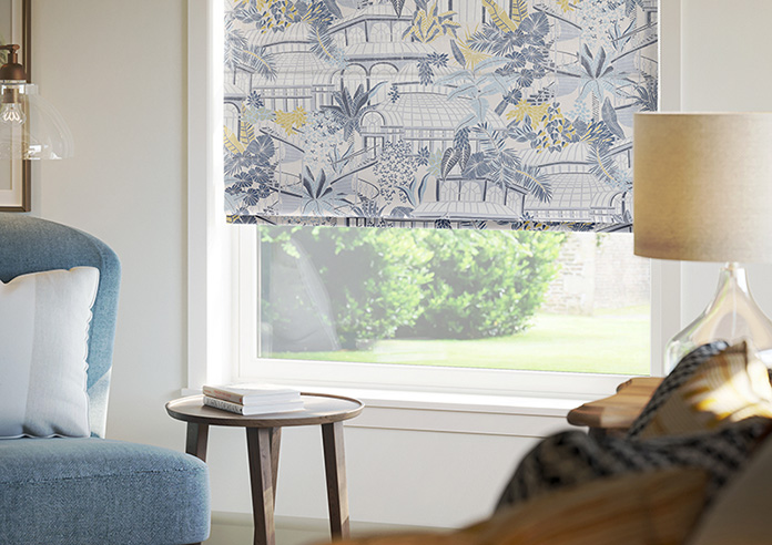 Elka, China Blue - Roman Blind - Image 5